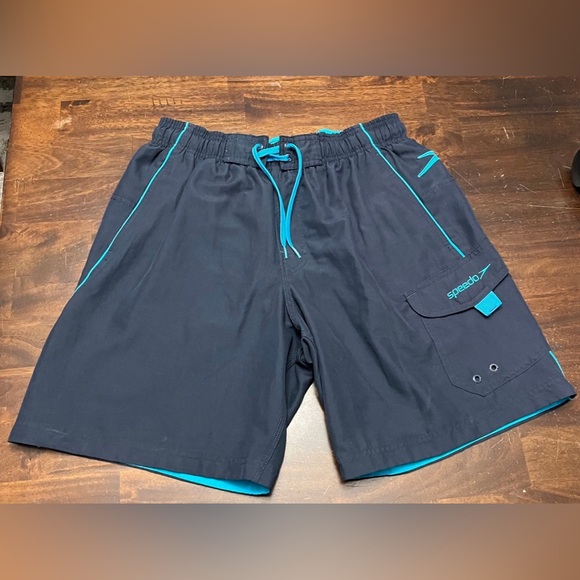 Speedo Navy Blue Swim Trunks / Bathing Suit Men’s Size XL - Picture 1 of 4